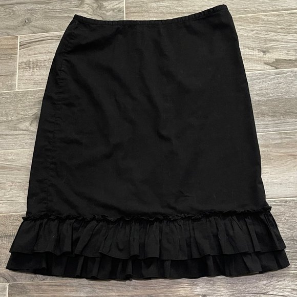 Old Navy black, midi skirt - Picture 1 of 5